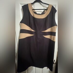 Ronnie Nicole Tan and Black dress- 24W